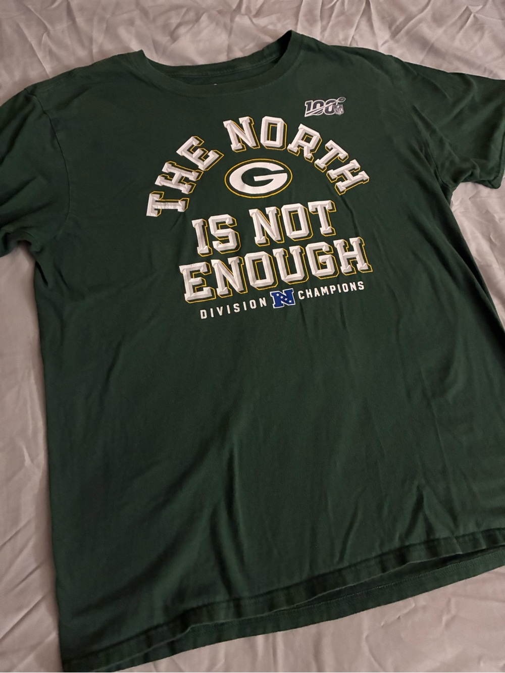 The North Is Not Enough Green Bay Packers T-Shirt Size Large
